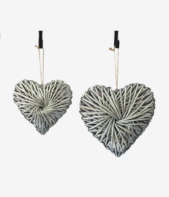 Decorative Wicer Woven Heart 