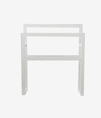 Classic Towel Stand - White