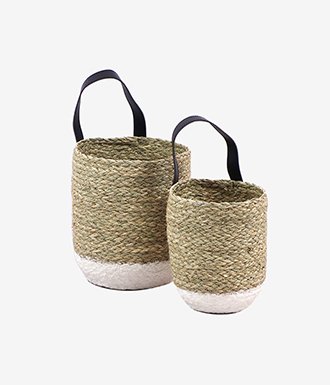 Decorative Seagrass Basket