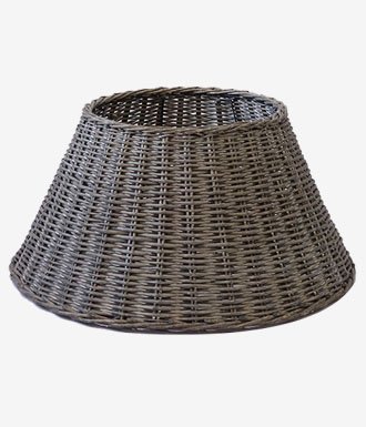 Grey Wicker Tree Skirt