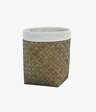 Pack 3 Wood Woven Basket