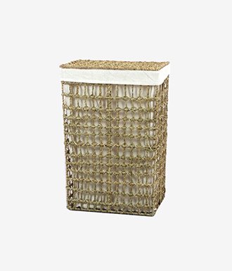 Open Weave Seagrass Hamper